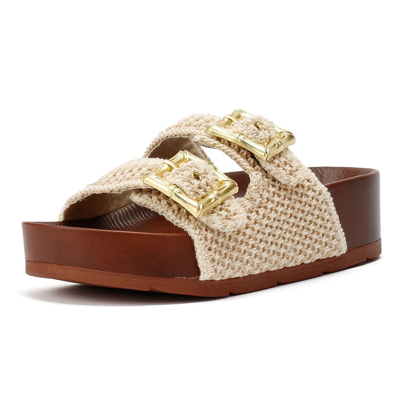 Desert Fleur Super Crochet Women's Natural Sandals