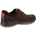 Hush Puppies Pele Leather Men's Brown Nubuck Lace-Up Shoes
