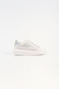 Karl Lagerfeld Kapri Konstellation Leather Women's White/Silver Sneakers