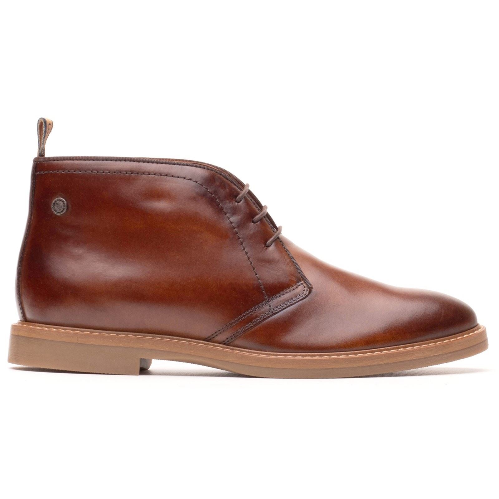 Base London Carlton Leather Men's Tan Ankle Boots