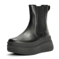 FitFlop F-Mode Leather Women's Black Boots