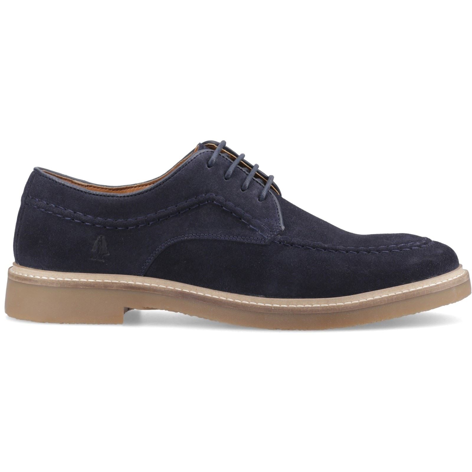 Hush Puppies Genny Leather Men's Navy Lace-Up Shoes