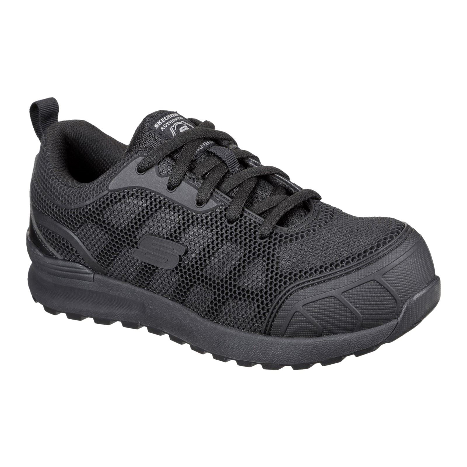 Skechers Workwear Bulklin Ayak Nylon Women's Black/Black Safety Sneakers