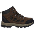 Hi-Tec Bandera Expedition Mid Wide Leather Men's Smokey Brown/Khaki Hiking Boots
