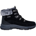 Skechers Trego Snow Worries Leather Women's Black Hiking Boots
