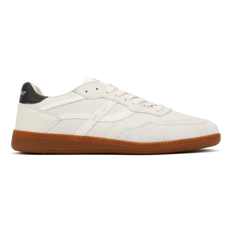 Pompeii Elan Sala Leather Men's Ecru Sneakers