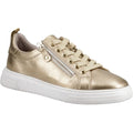 Hush Puppies Martha Leather Women's Gold Sneakers