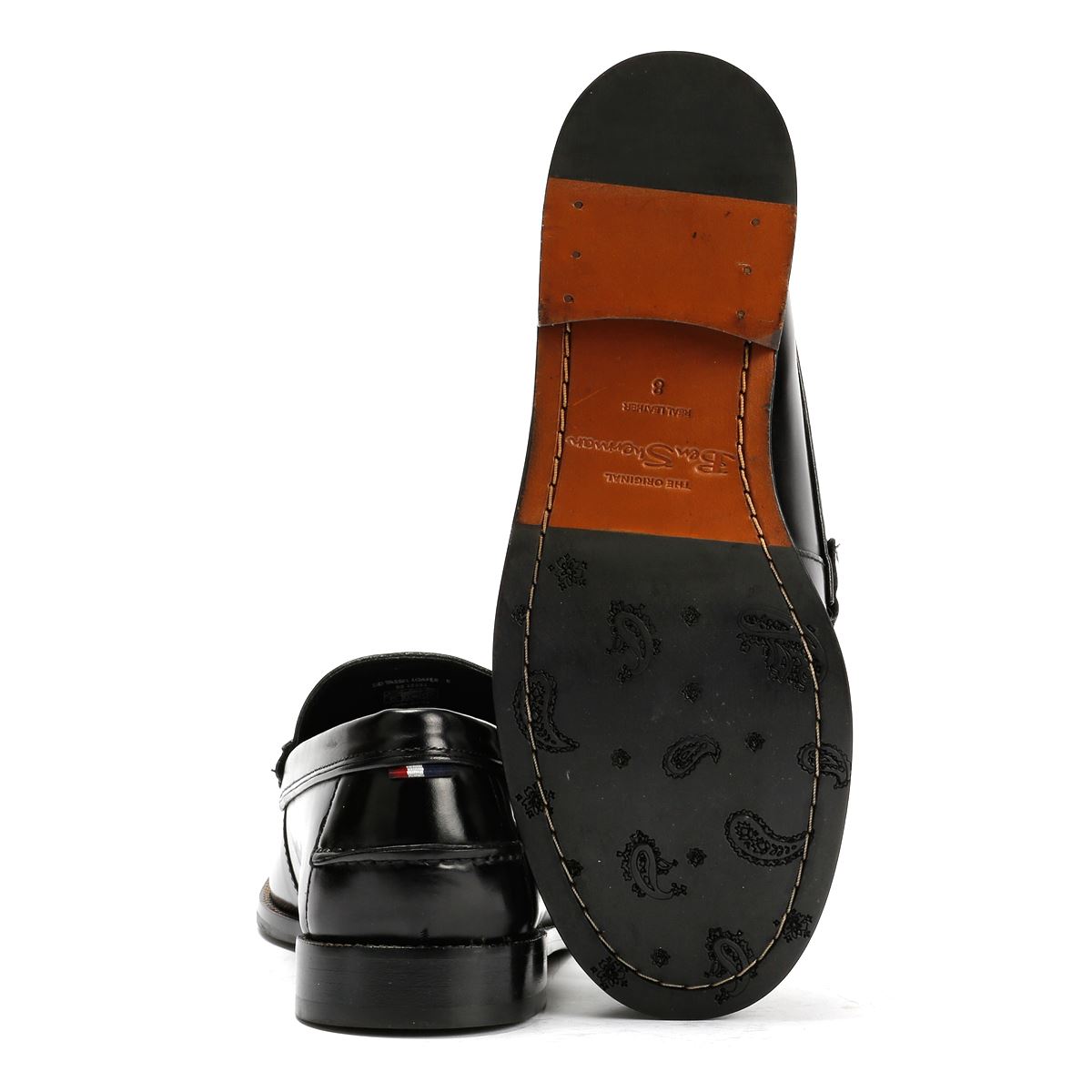 Ben Sherman Sid Brush Off Leather Men's Black Tassel Loafers