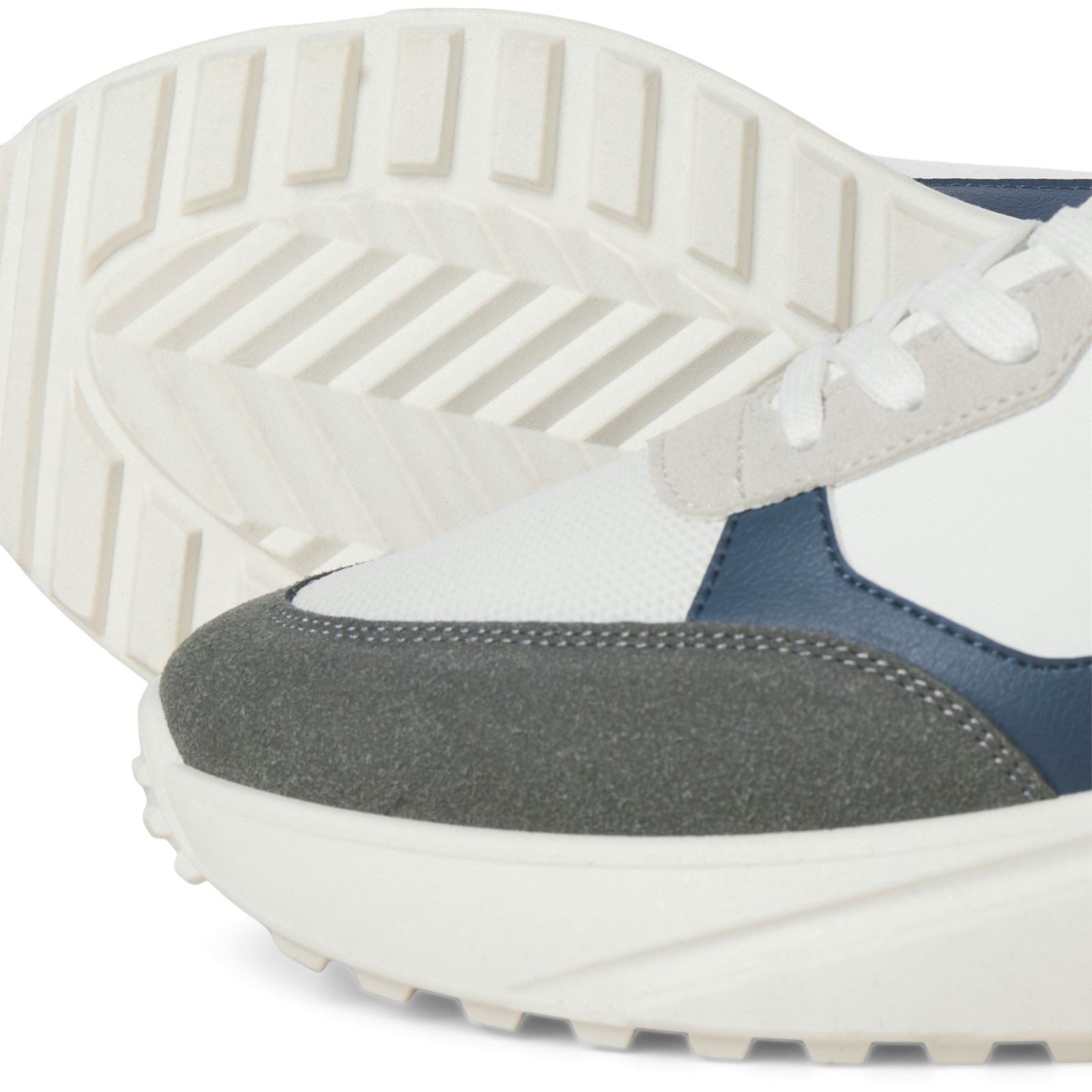Jack & Jones Aspire Runner Synthetic Men's White Castlerock/Navy Blazer Sneakers
