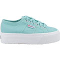 Superga 2790 Linea Up And Down 100% Cotton Women's Green Water Sneakers