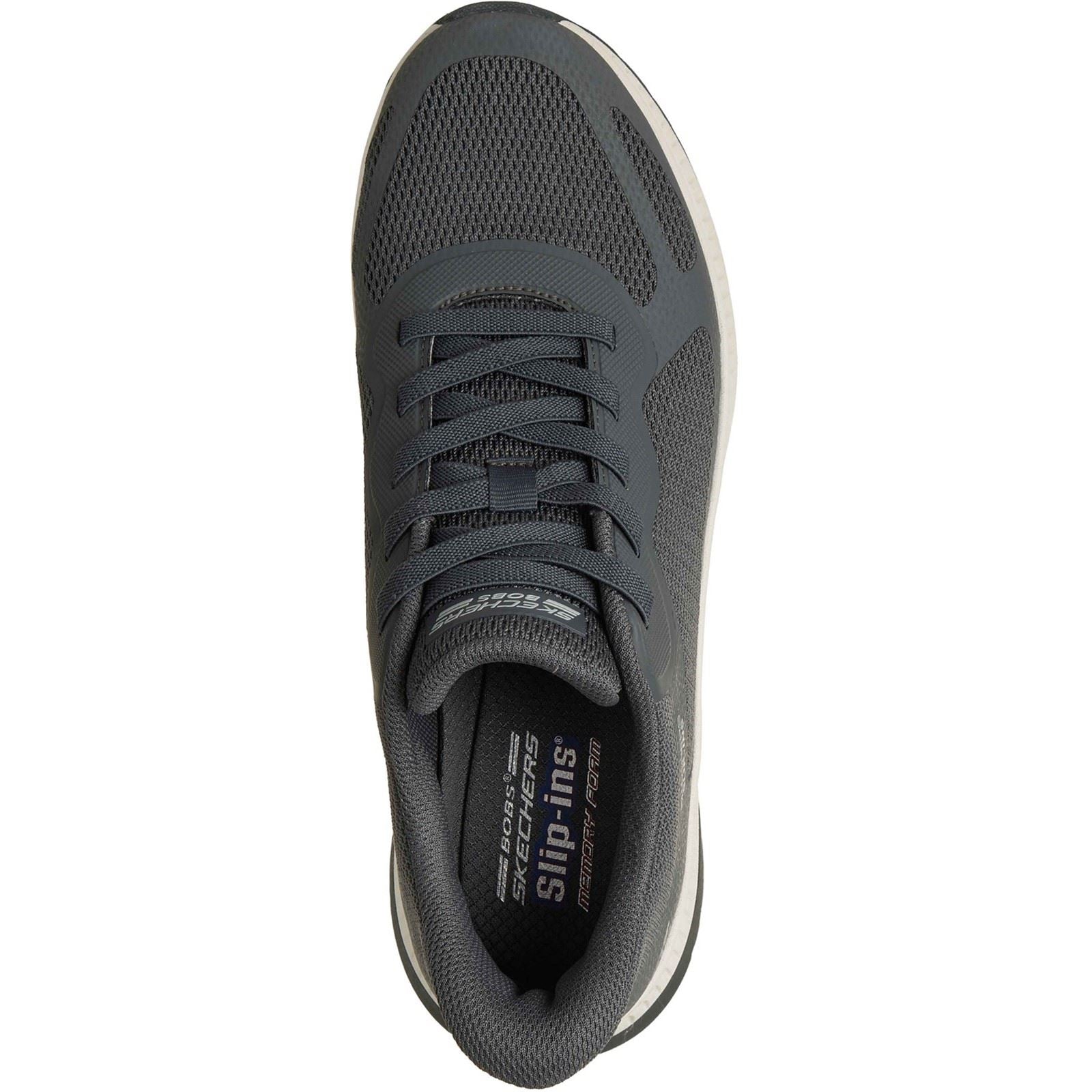 Skechers BOBS Sport Squad Chaos 4 Men's Charcoal Standard Trainers