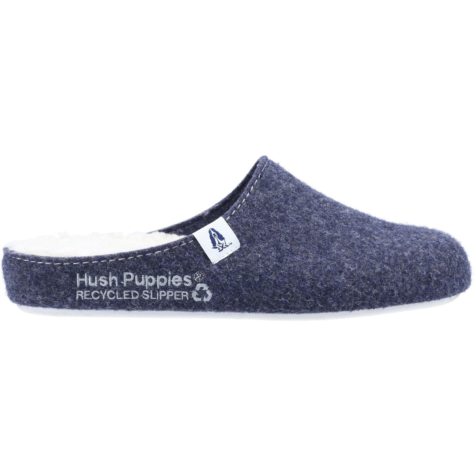 Hush Puppies The Good 90% Recycled RPET Synthetic Women's Navy Slippers