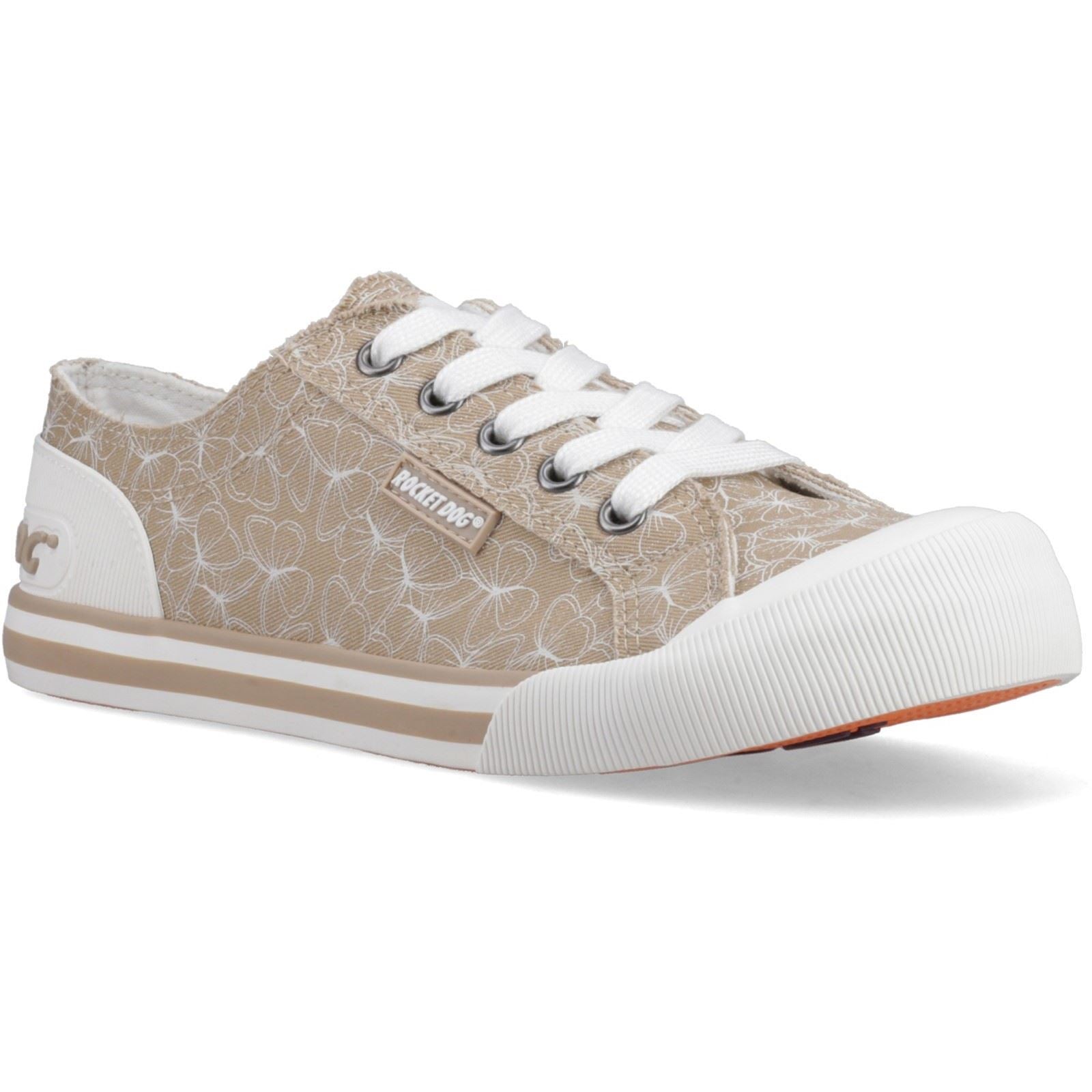 Rocket Dog Jazzin Mariposa Textile Women's Tan Sneakers