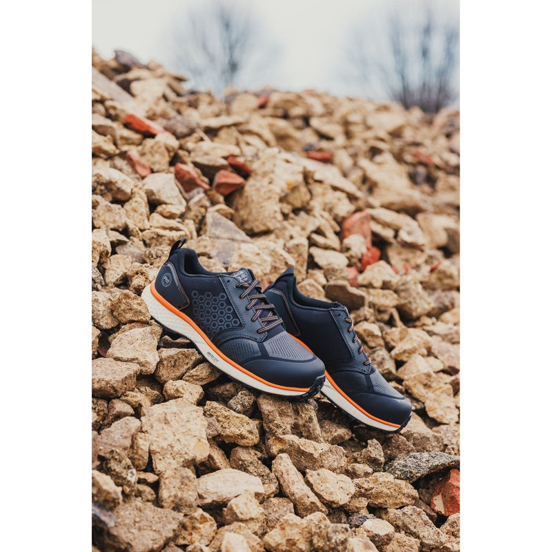 Timberland Pro Reaxion Synthetic Black/Orange Safety Sneakers