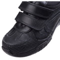 Hush Puppies Jezza Youth Boys Black Leather Loafers