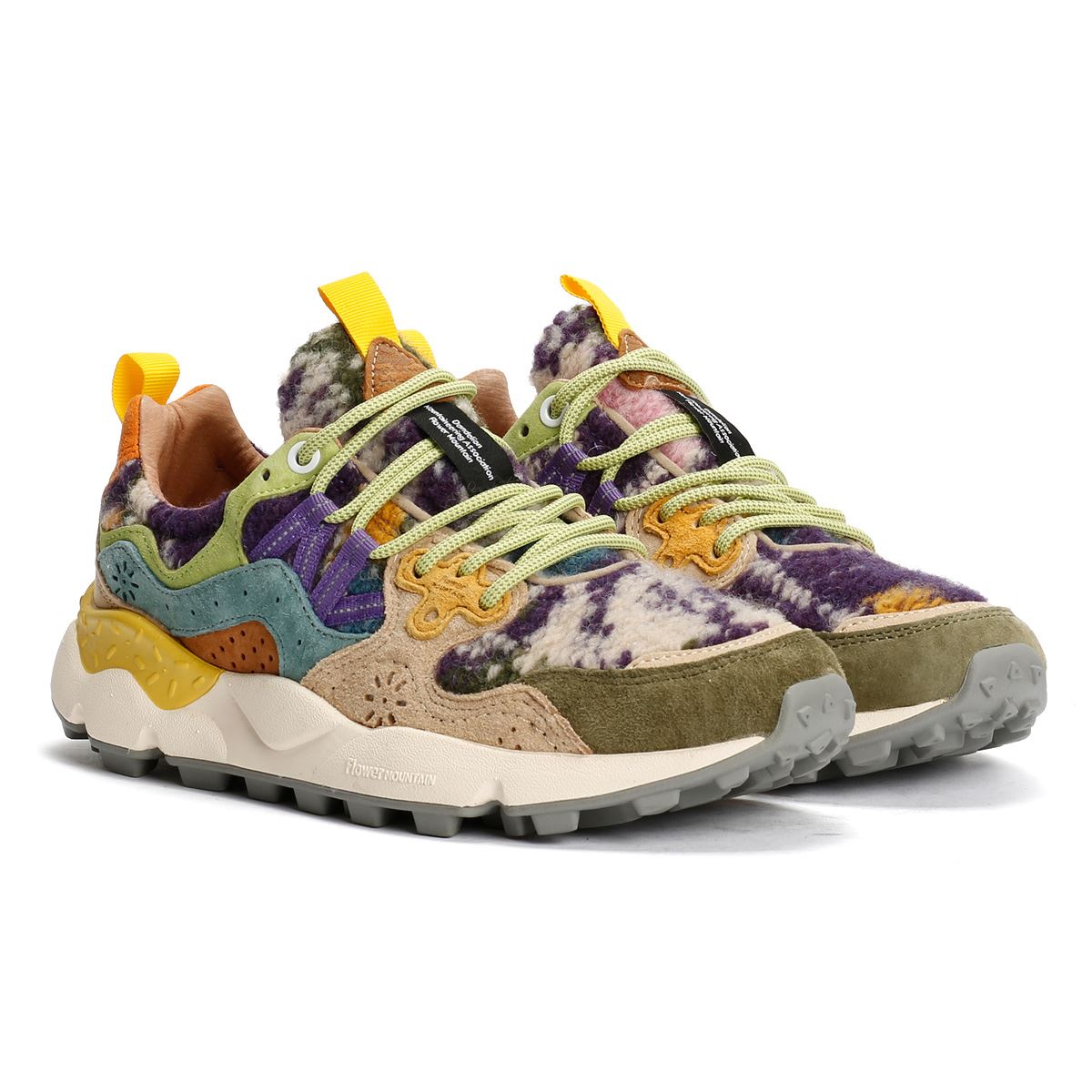 Flower Mountain Yamano 3 Women's Olive/Multi sneakers