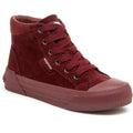 Rocket Dog Cheery Hi Corduroy Women's Burgundy Trainers