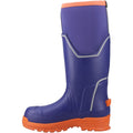 Muck Boots Grit S5 Rubber Women's Blue/Orange Wellington Boots