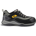 Caterpillar Moor Leather Black Safety Sneakers