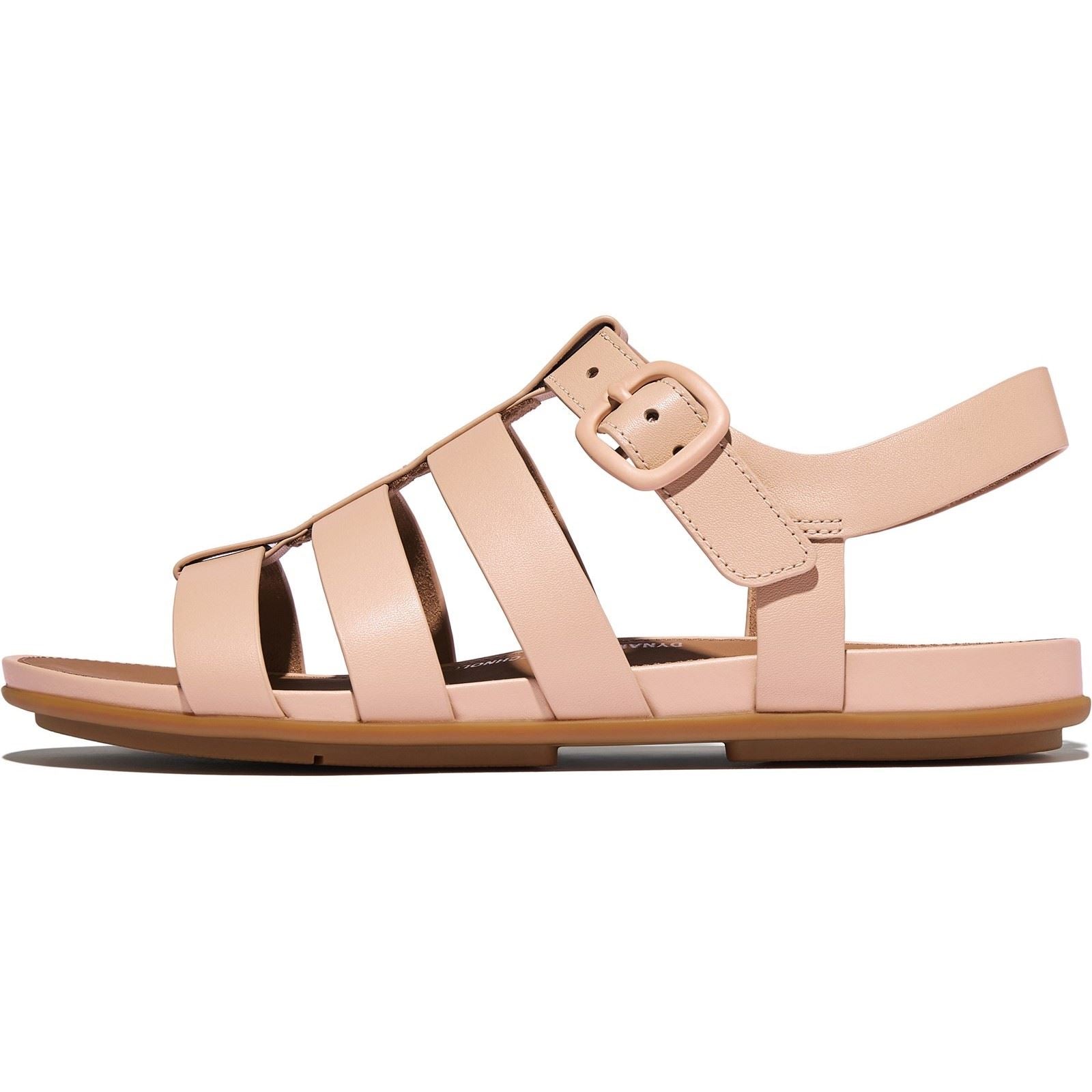 Fitflop Gracie Fisherman Leather Women's Sandy Beige Sandals