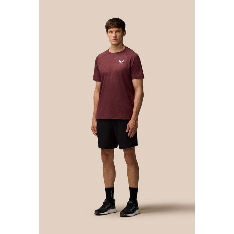 Castore Adapt Training T-Shirt Polyester Men's Purple Activewear T-Shirts
