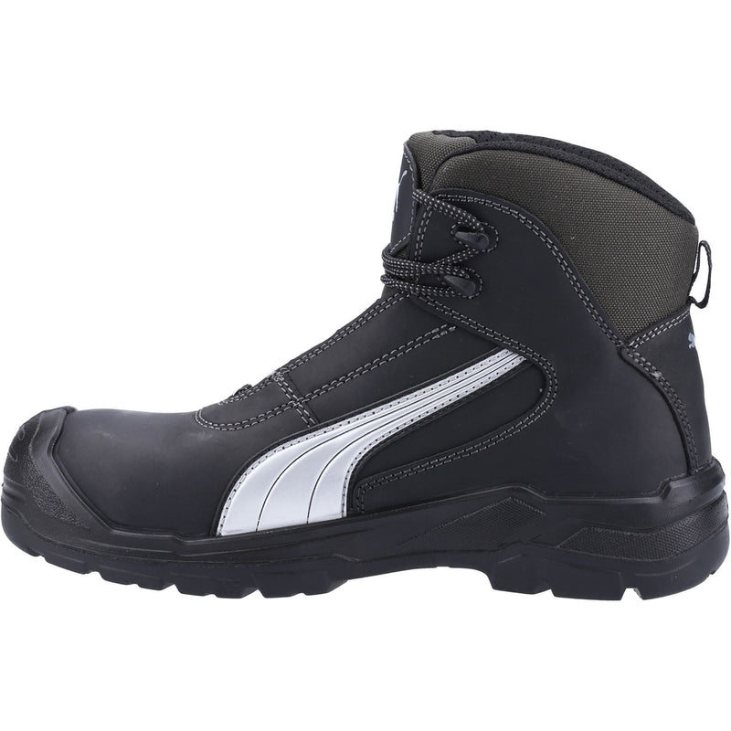 Puma Safety Cascades Mid Leather Black Safety Boots