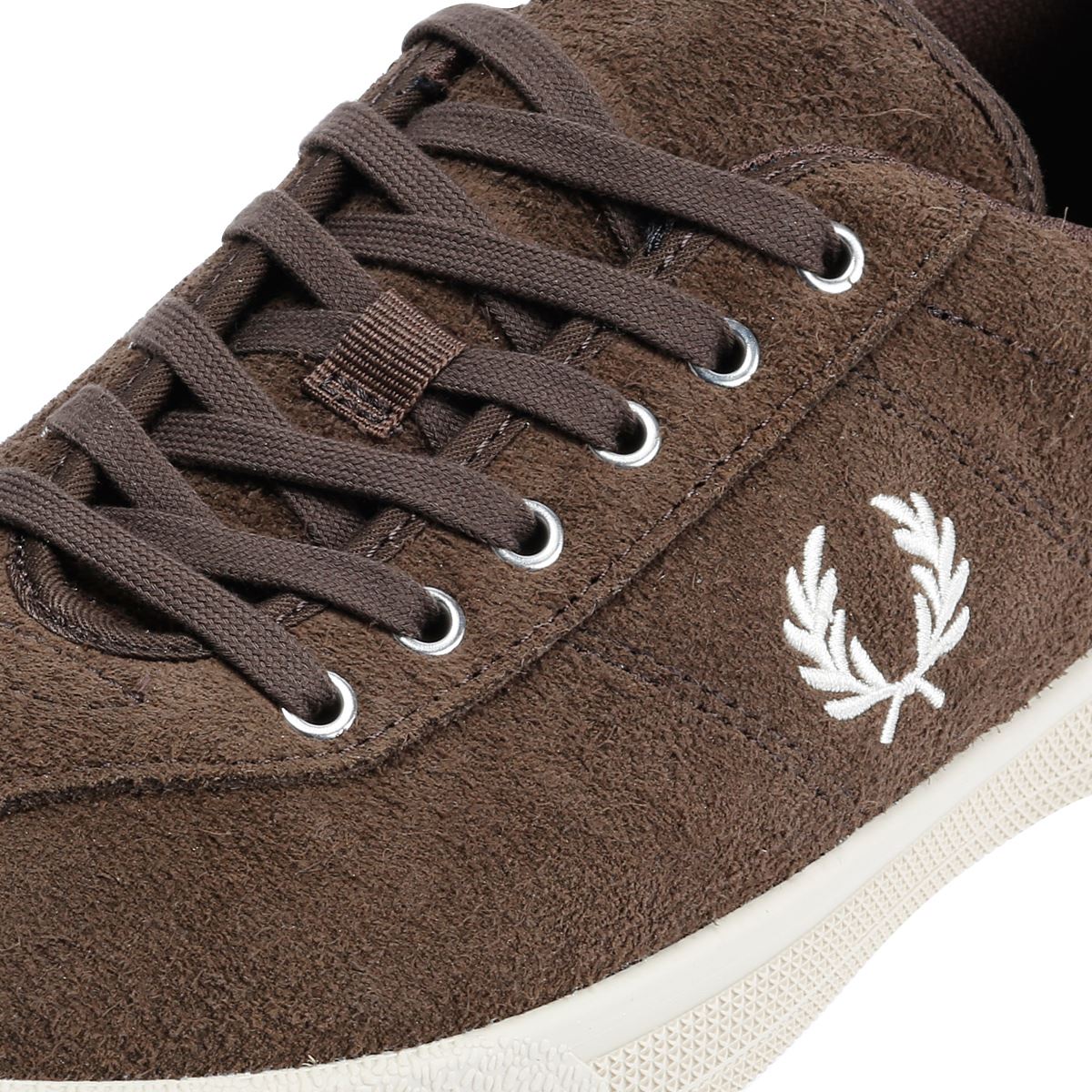 Fred Perry Tennis Shoe Suede Men's Tobacco/Ice Cream Sneakers