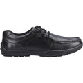 Hush Puppies Mackenzie Leather Boys's Black Lace-Up Shoes