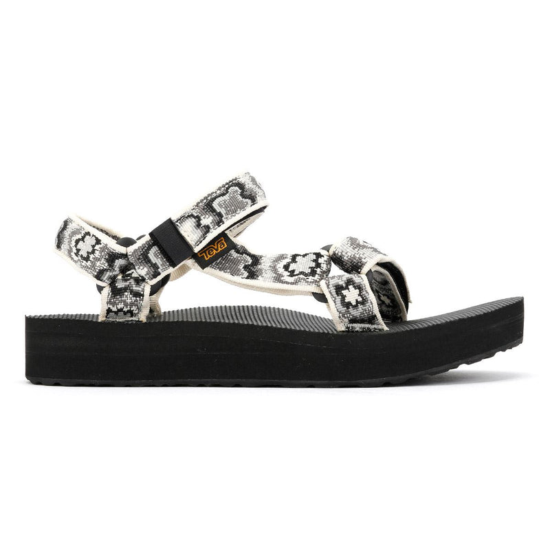 Teva Midform Universal Women's Black/White Floral Sandals