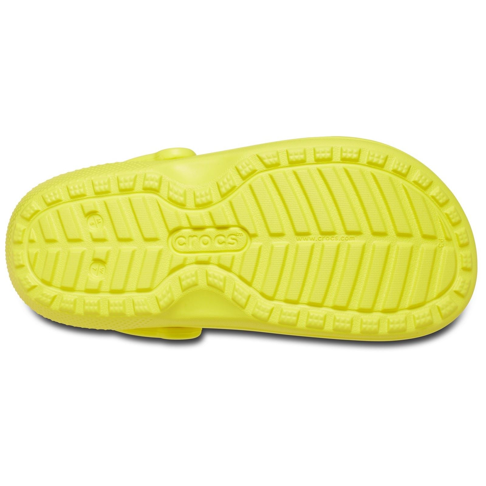 Crocs Classic Lined Clog Synthetic Cyber Yellow Clogs