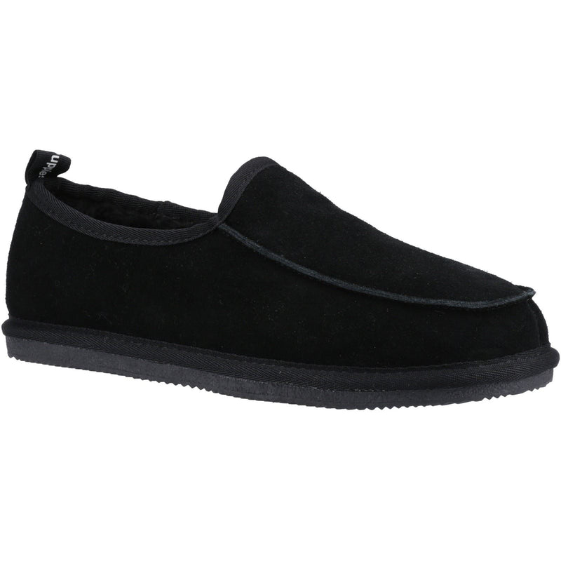 Hush Puppies Charles Suede Men's Black Slippers