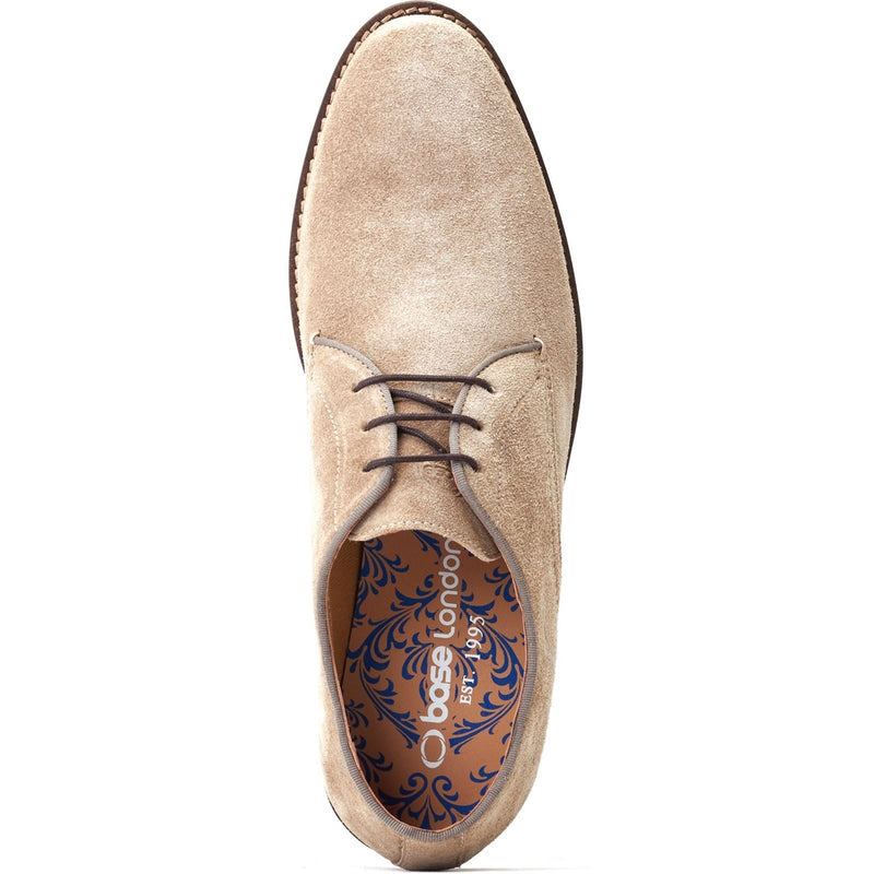 Base London Bronte Leather Men's Sand Oxford Shoes