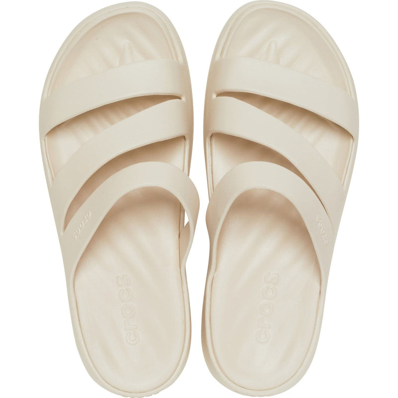 Crocs Getaway Strappy Synthetic Women's Stucco Sandals