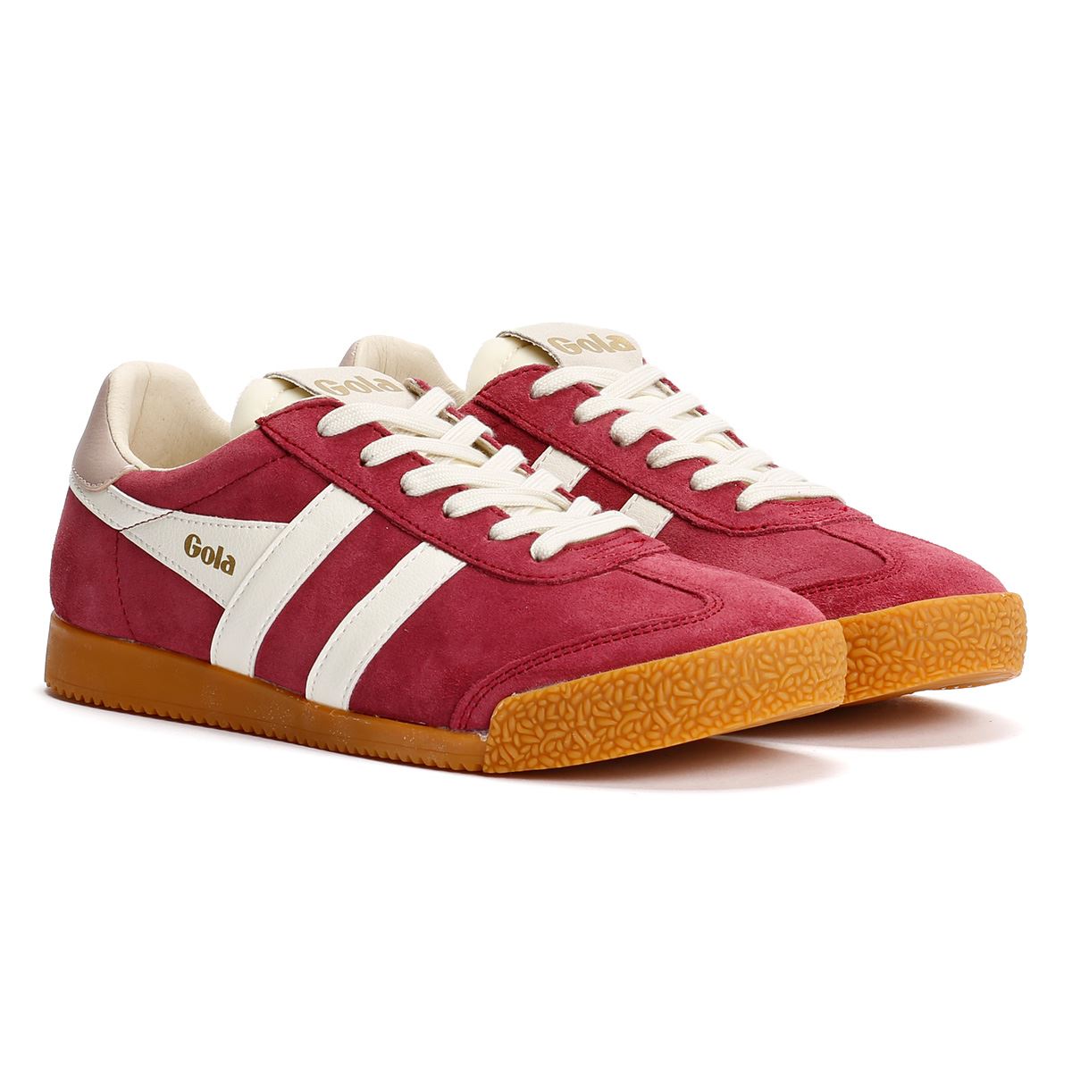 Gola Elan Suede Women's Cerise/Off White/Chalk Pink Sneakers