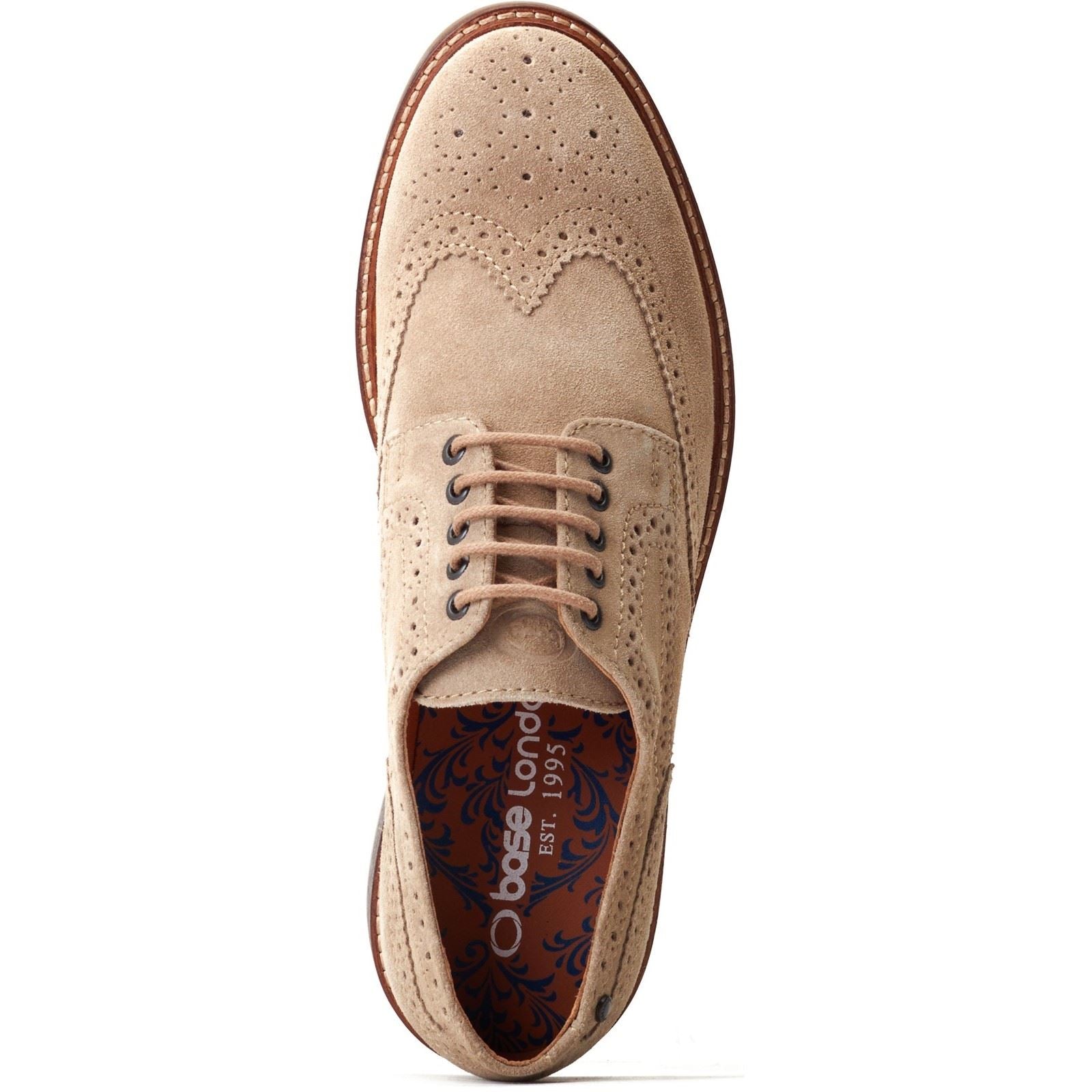 Base London Hatfield Leather Men's Sand Brogues Shoes