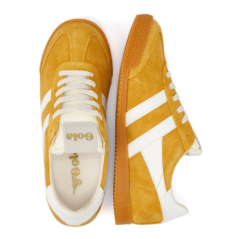Gola Elan Suede Women's Sun/White Sneakers