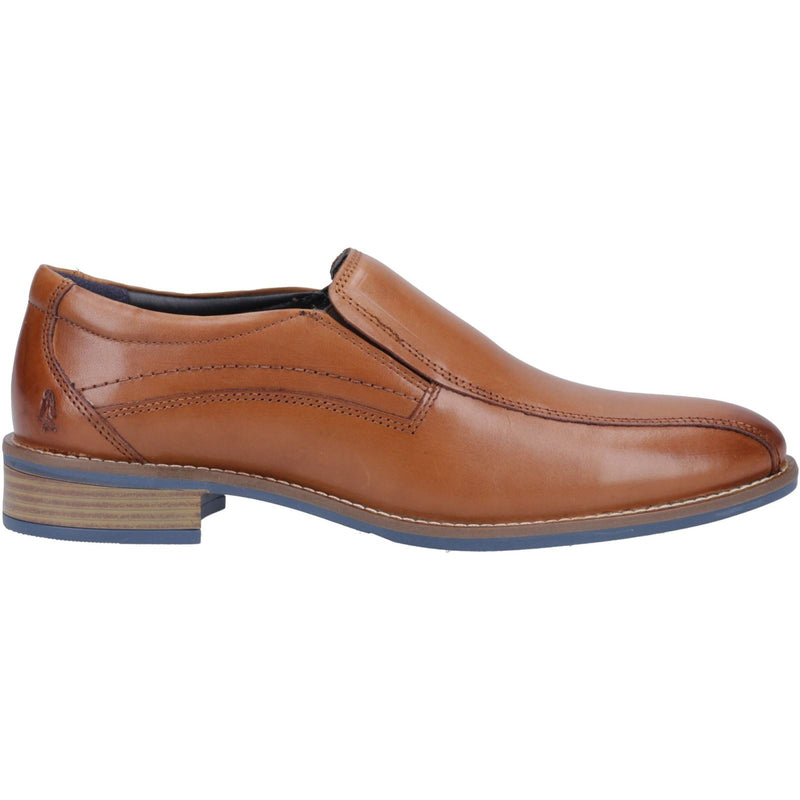 Hush Puppies Donovan Leather Men's Tan Slip-On Shoes