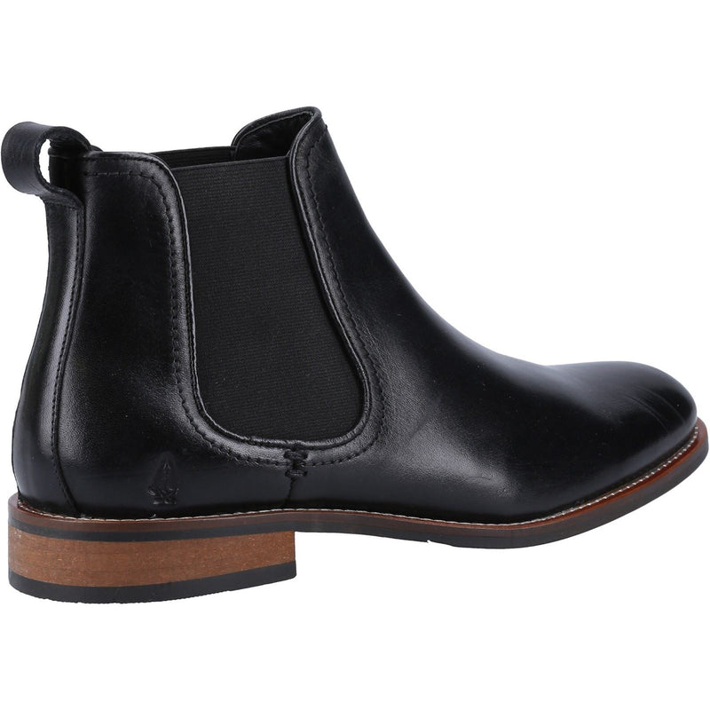Hush Puppies Diego Chelsea Leather Men's Black Boots