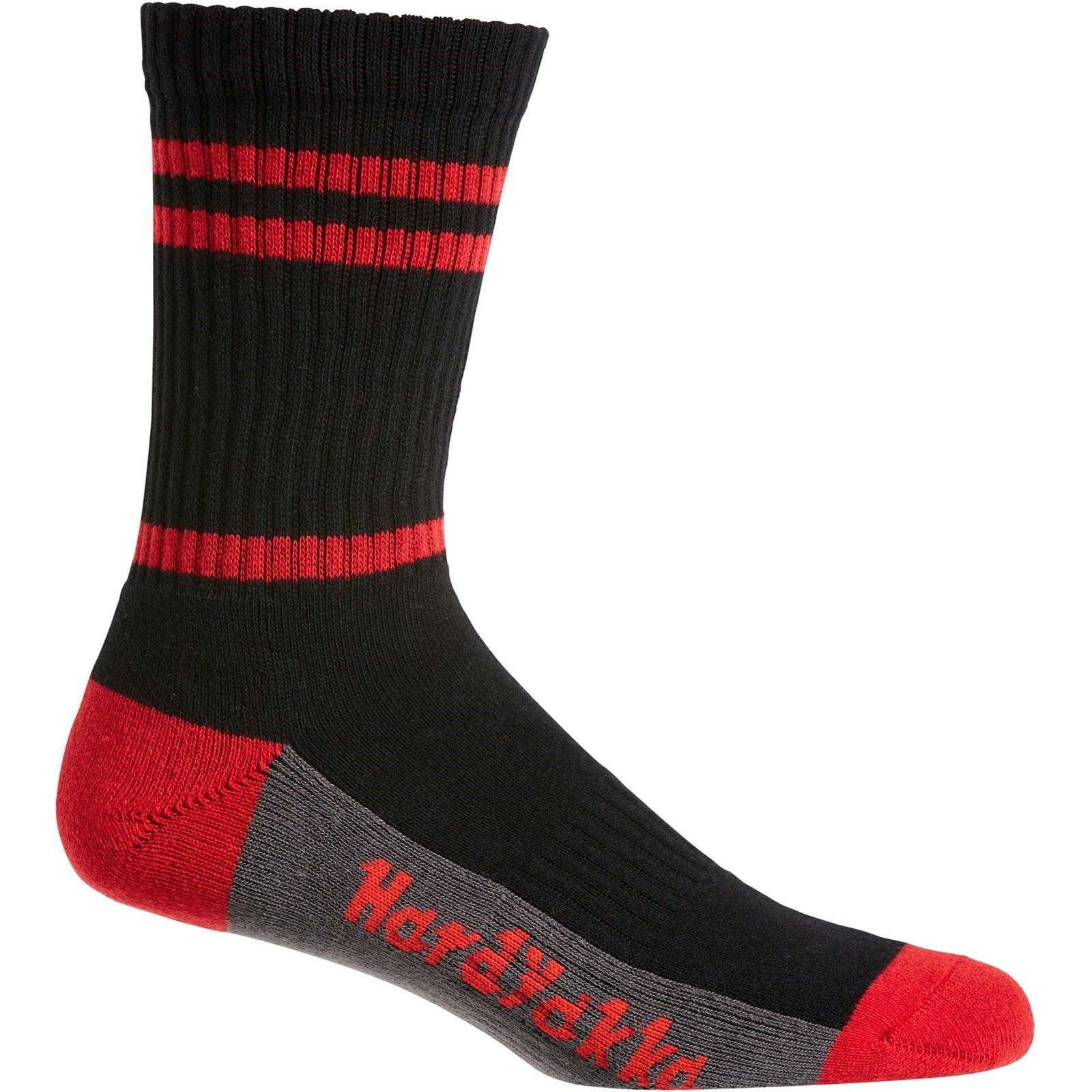 Hard Yakka Crew Cotton Unisex Adults Multicoloured Work Socks