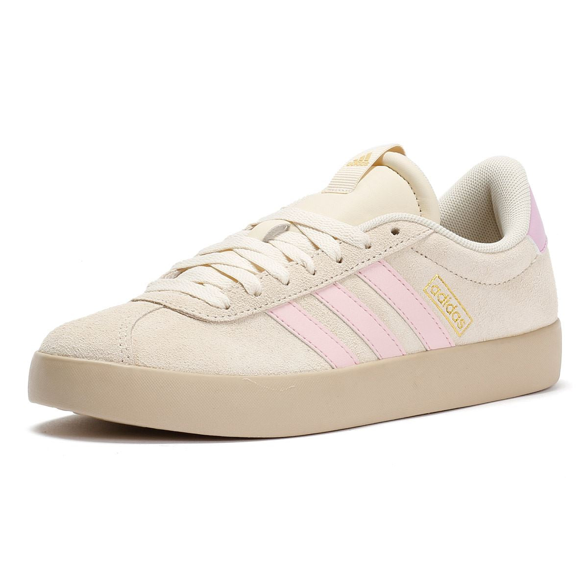 Adidas VL Court 3.0 Women's Beige/Pink Sneakers