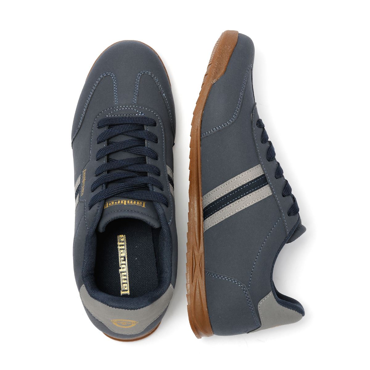 Lambretta Tackle Men's Navy/Charcoal Sneakers
