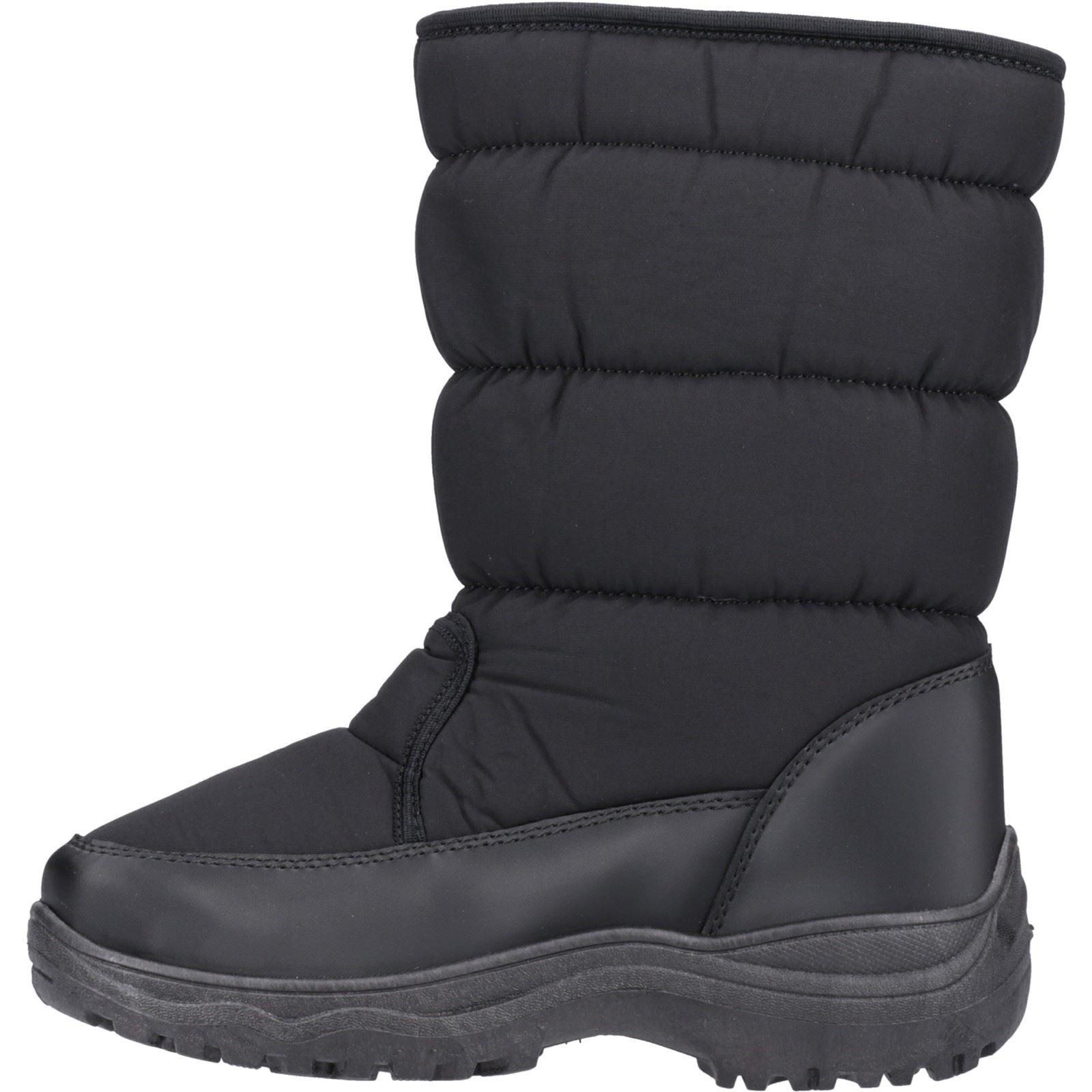 Cotswold Welland Textile Women's Black Winter Mid Calf Boots