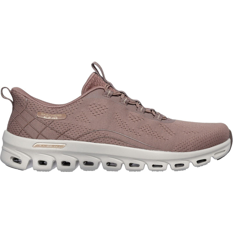 Skechers Glide-Step Elevate Amaze Textile Women's Brown Sneakers