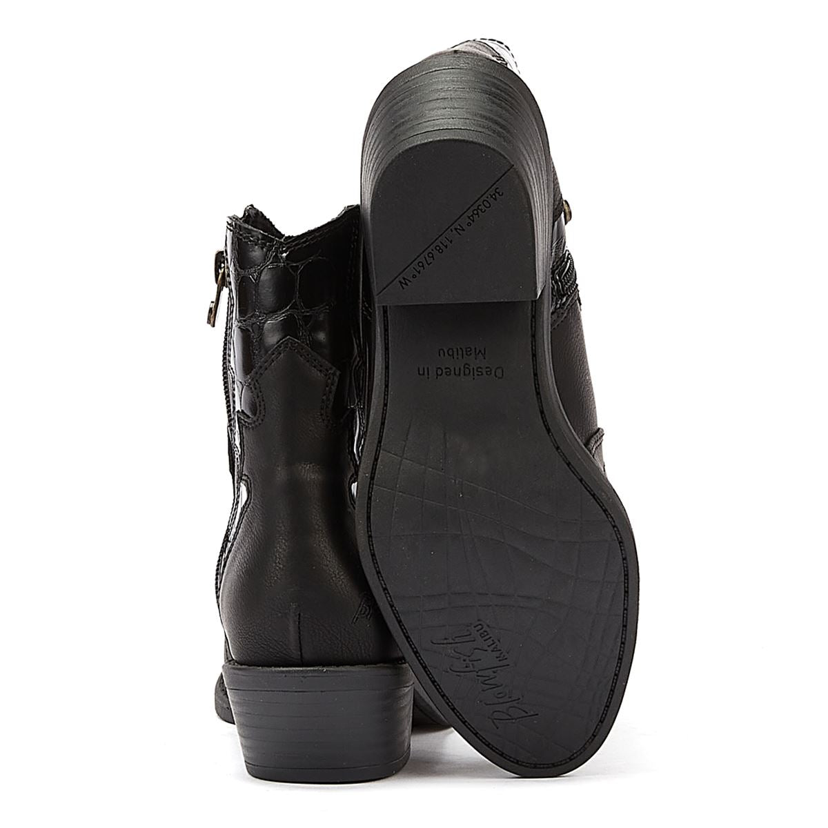 Blowfish Malibu Langle Women's Black Boots