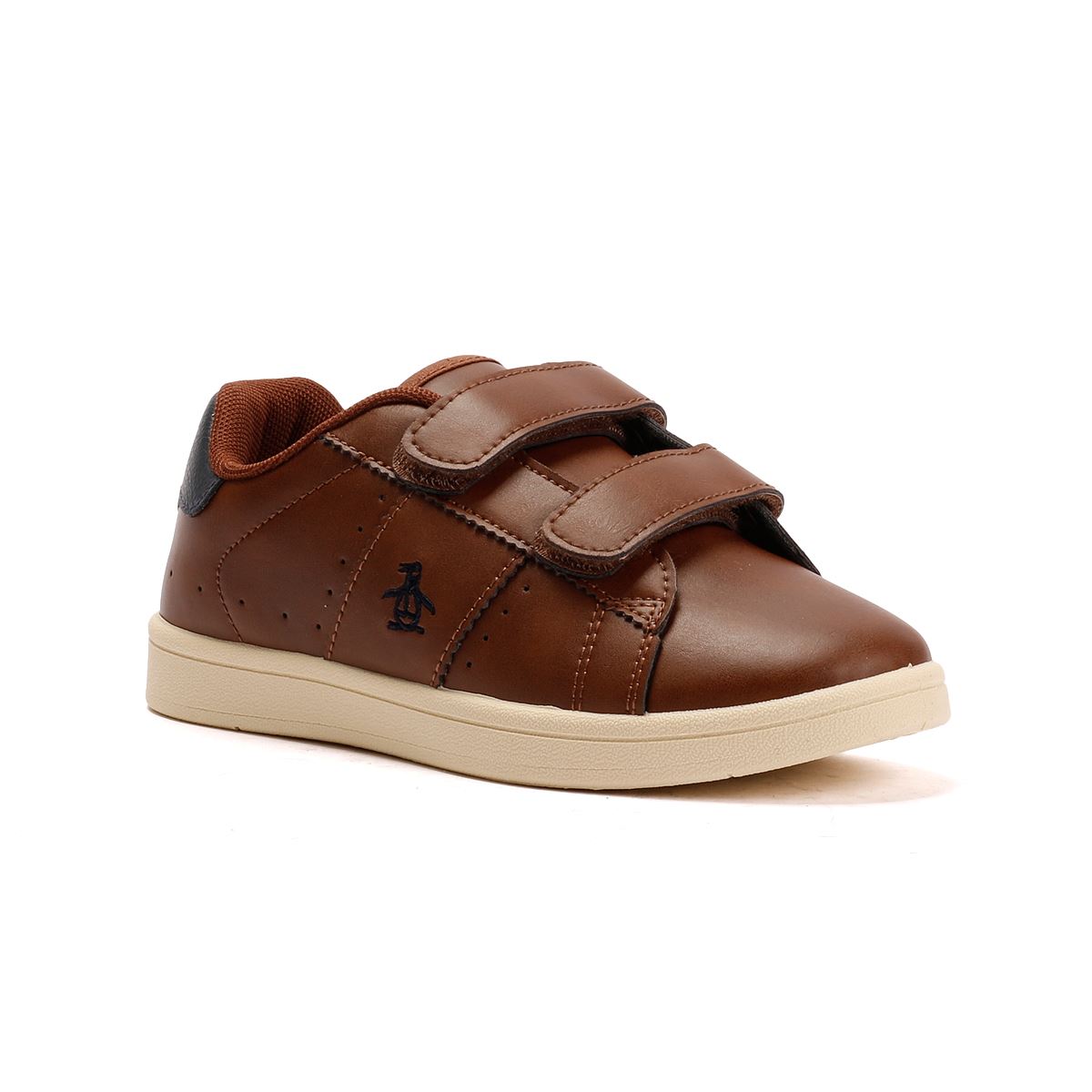 Penguin Junior Marble Tan/Navy Sneakers