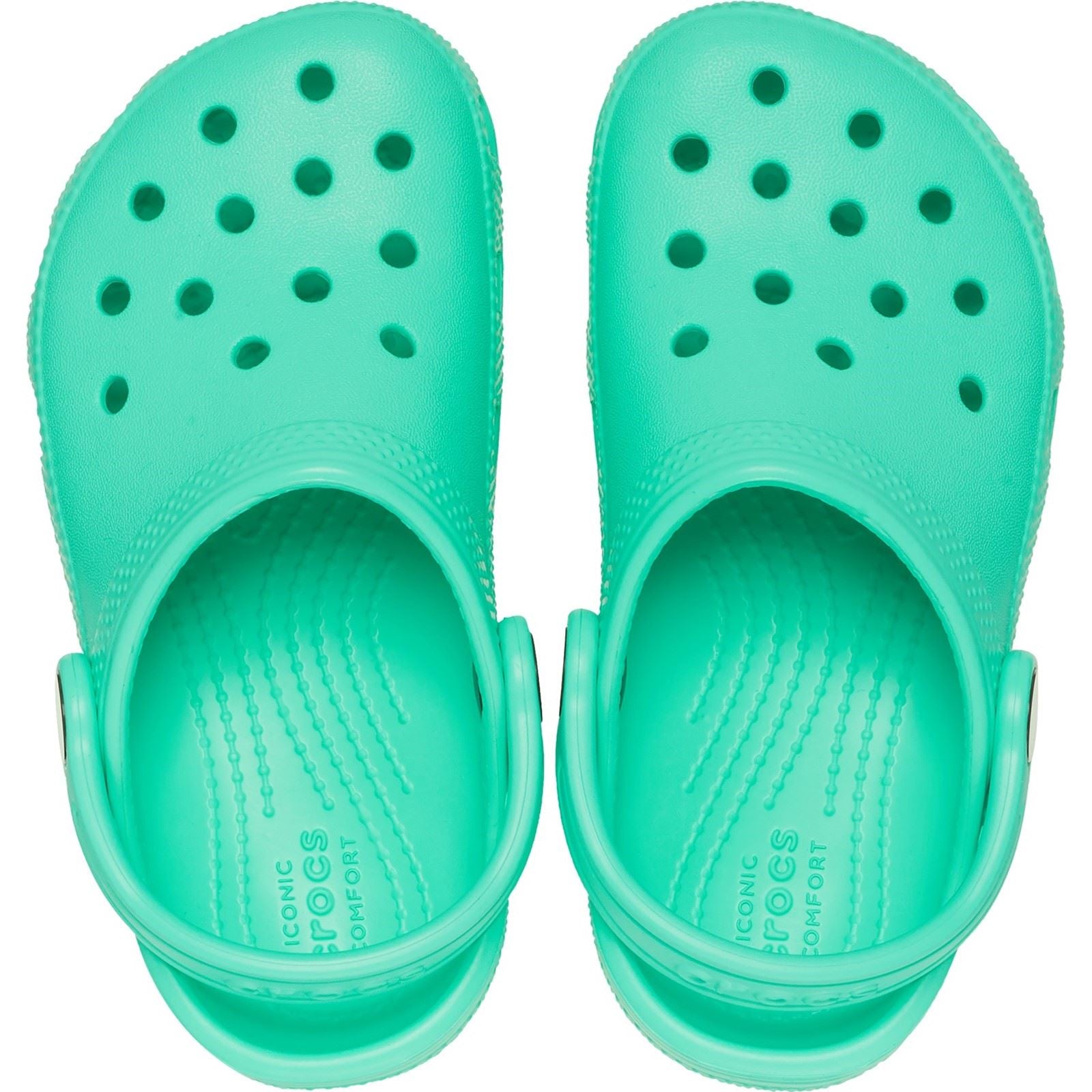 Crocs Toddler Classic Clog Synthetic Lagoon Loafers
