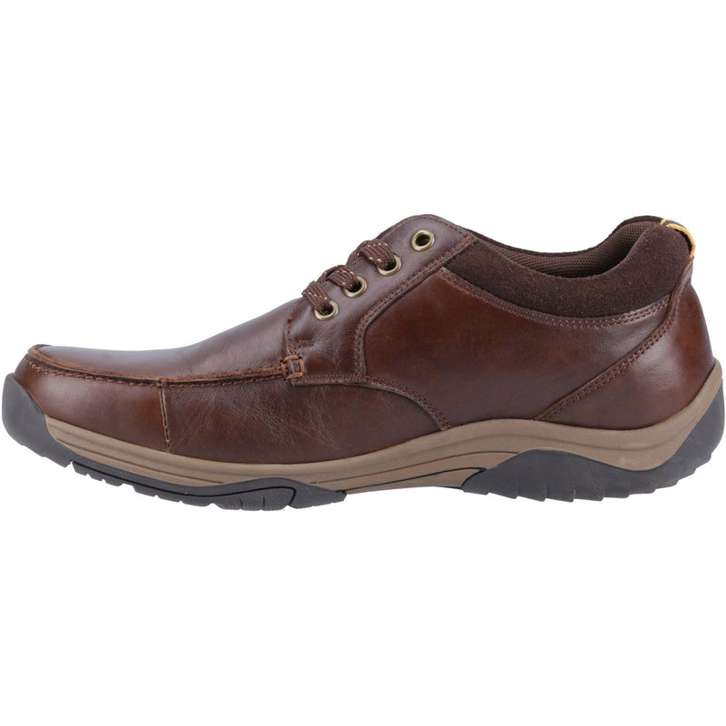 Hush Puppies Derek Leather Men's Coffee Lace-Up Shoes