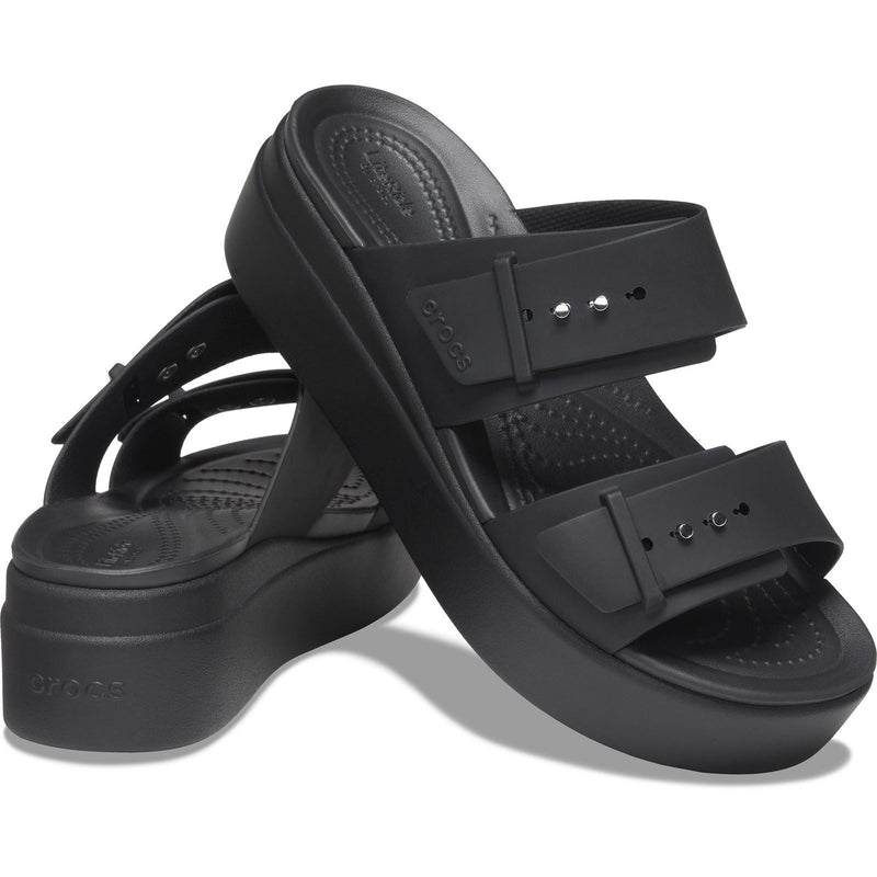 Crocs Brooklyn Synthetic Women's Black Sandals