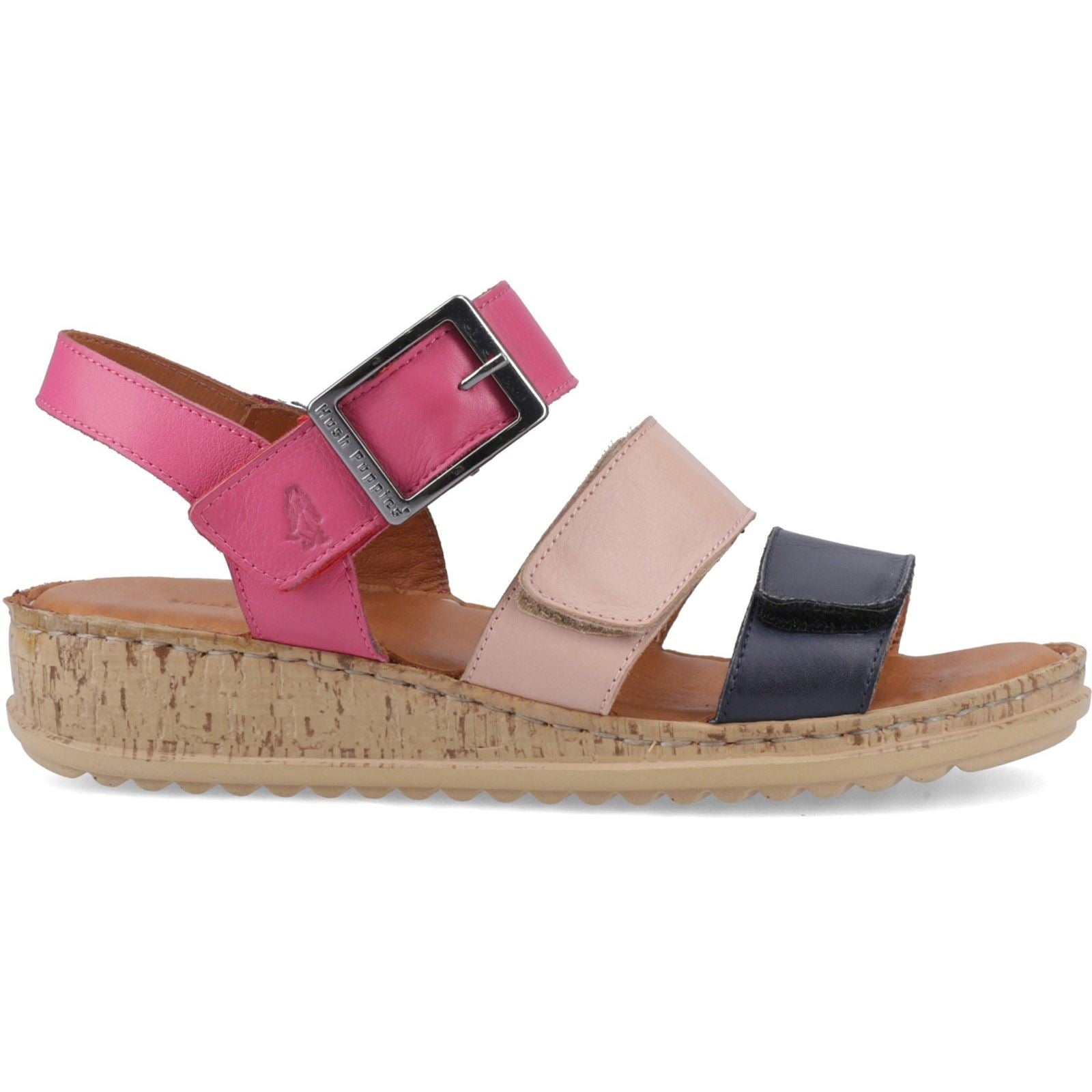 Hush Puppies Eliana Leather Women's Fuchsia Standard Sandals