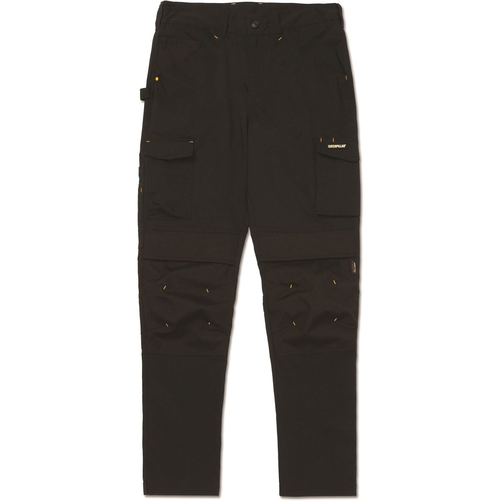 Caterpillar Nexus Knee Pocket Stretch Cotton Men's Black Outdoor Trousers